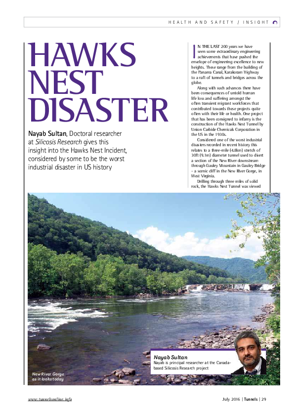 (PDF) Hawks Nest Disaster Nayab Sultan Academia.edu