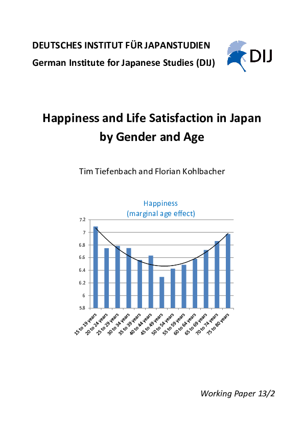(PDF) Happiness and Life Satisfaction in Japan by Gender