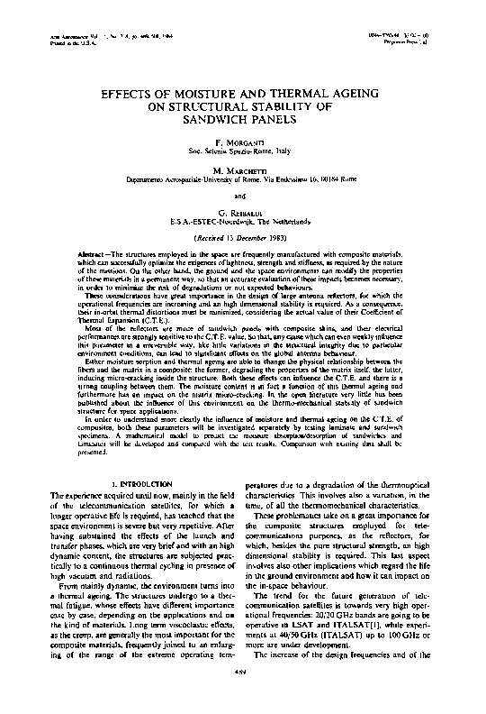 (PDF) Effects of moisture and thermal ageing on structural stability of ...