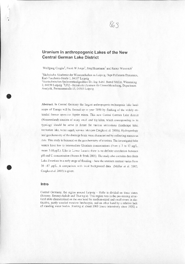 Uranium mining environmental effects picture