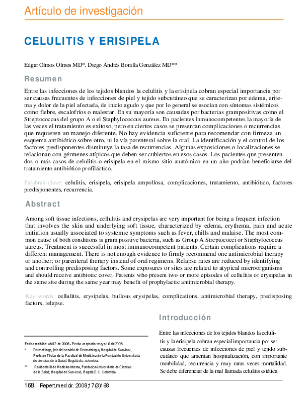 Para la celulitis antibiotico