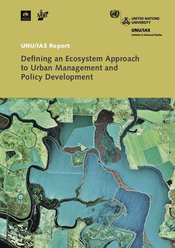 (PDF) Defining an Ecosystem Approach to Urban Management and Policy ...