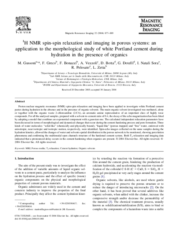 (PDF) 1H NMR spin-spin relaxation and imaging in porous systems: an ...