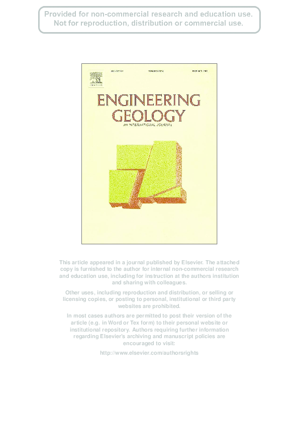 (PDF) Mechanics and response of a surface rock block subjected to ...