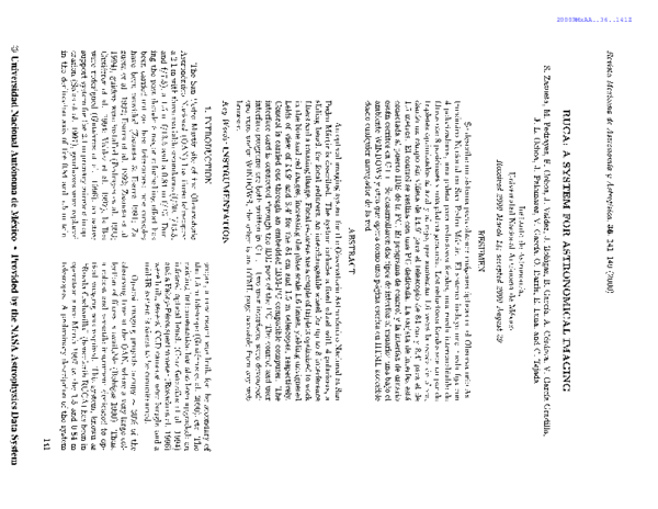 (PDF) RUCA: A System for Astronomical Imaging