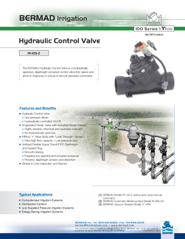 Hydraulic Control Valves Pdf