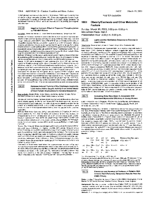 (PDF) Increasing body mass index is associated with decreased ...