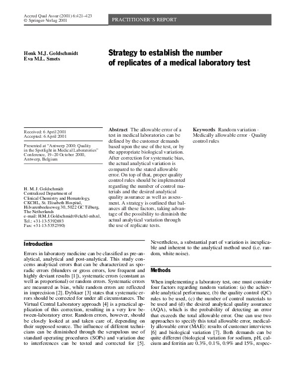 fda approved laboratory tests