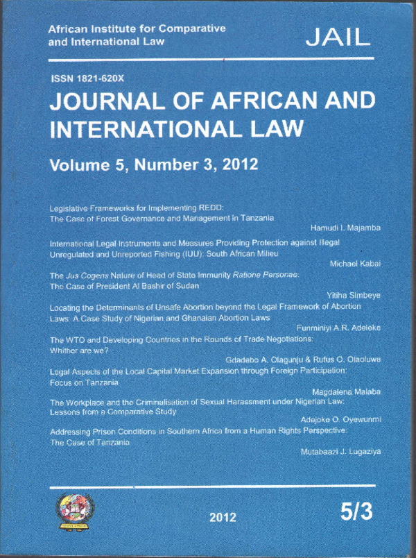 (PDF) The WTO and Developing Countries in the Rounds of Trade ...