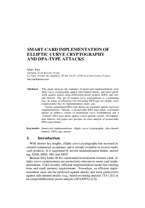 (PDF) Secure Network Card. Implementation of a Standard Network Stack ...