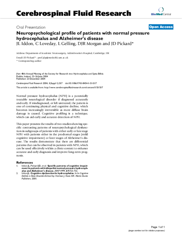 Hydrocephalus facts picture