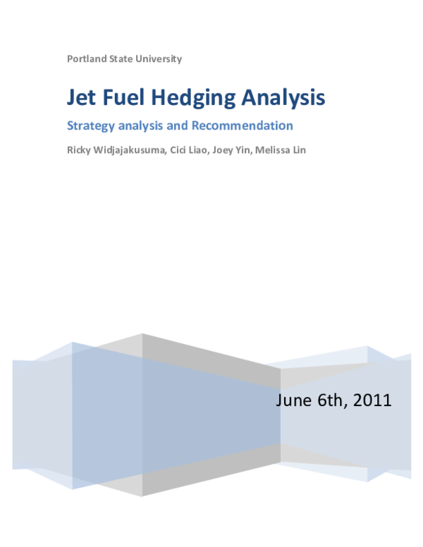 (PDF) Jet Fuel Hedging Ricky Widjajakusuma Academia.edu