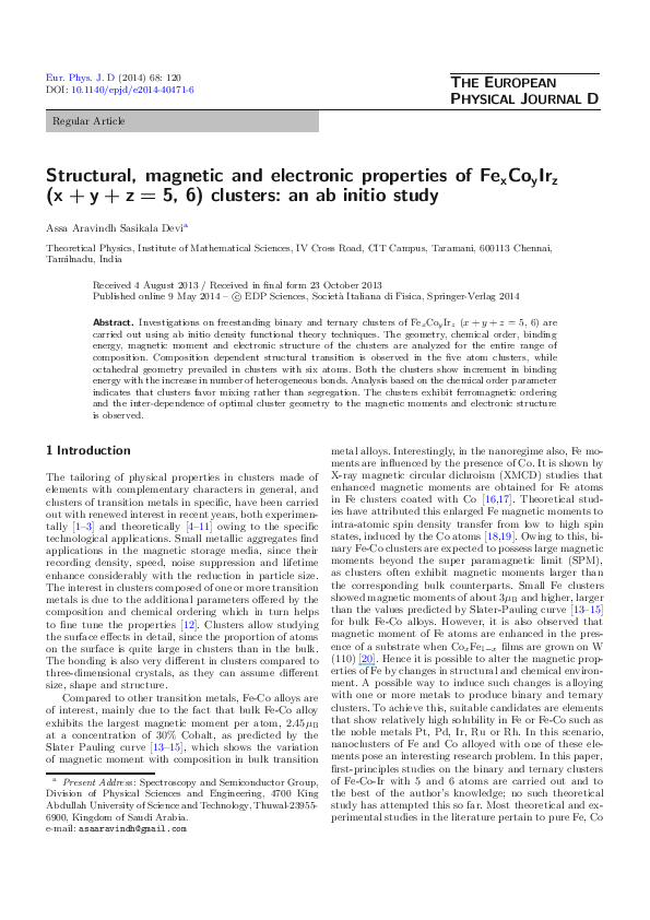 (PDF) Structural, and Electronic Properties of the NiO
