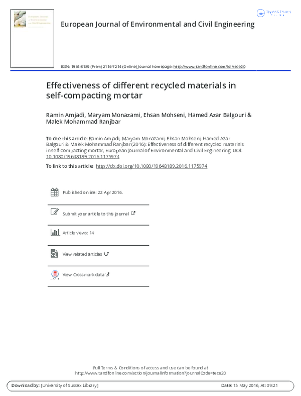 (PDF) European Journal of Environmental and Civil Engineering ...