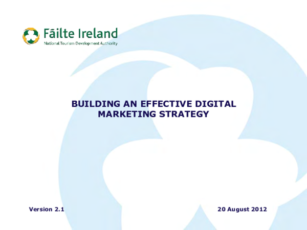 (PDF) BUILDING AN EFFECTIVE DIGITAL MARKETING STRATEGY