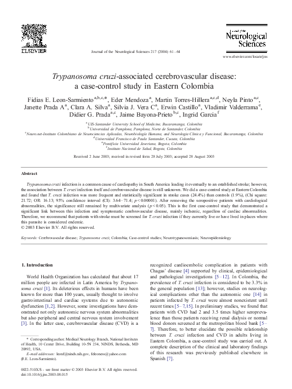 African trypanosomiasis case study picture
