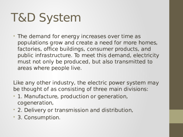 (PPT) Transmission and Distribution System