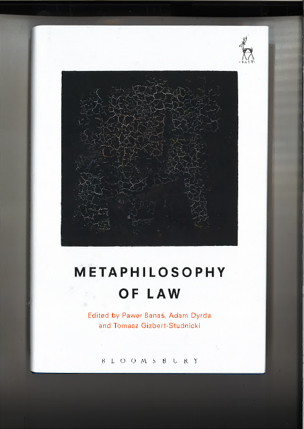 PDF) Metaphilosophy of Law