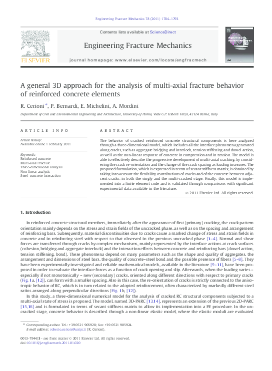 (PDF) A general 3D approach for the analysis of multi-axial fracture ...