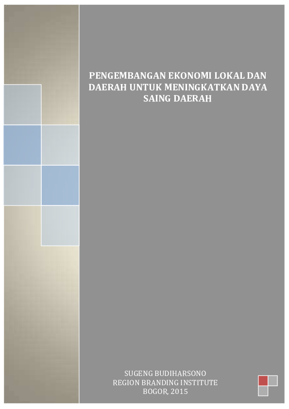 Meningkatkan Kesejahteraan Ekonomi dan Daya Saing Nasional