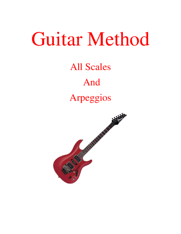 (PDF) Guitar Method All Scales And Arpeggios yui sos Academia.edu