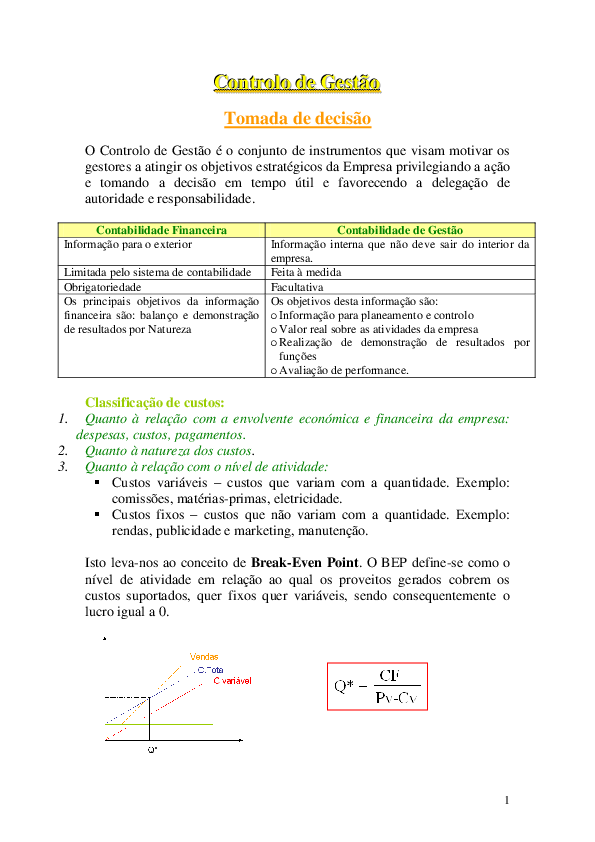 (PDF) Controlo de Gestão