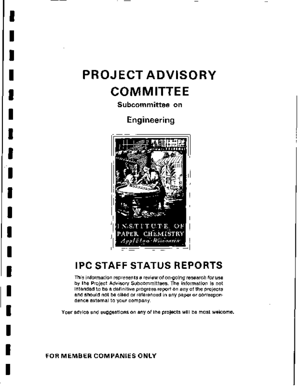 PAC report (Engineering) March 1990