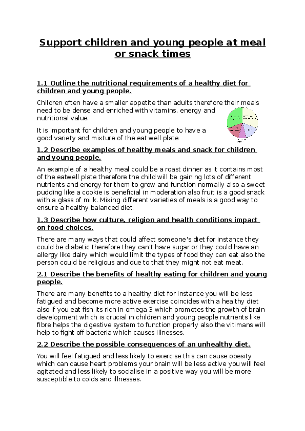 Promoting positive behaviour during meals and snack times at school silky image