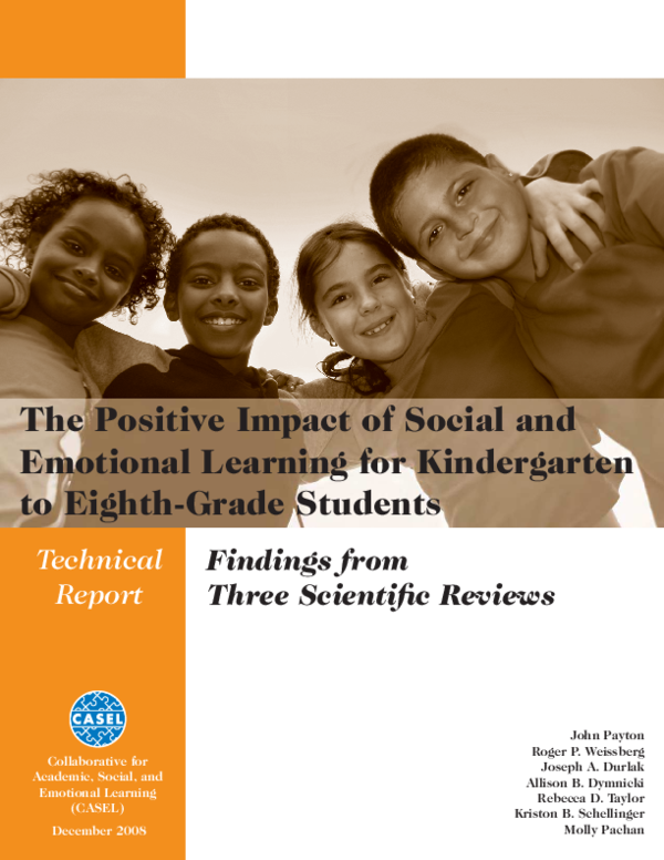 (PDF) Positive impact of social and emotional learning kindergarten to ...