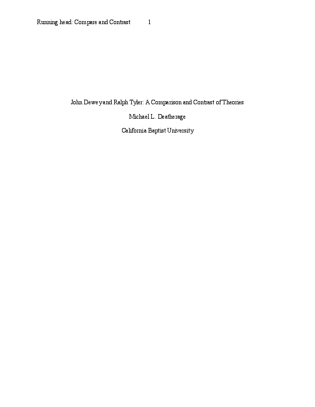 Compare contrast essay dewey with tyack and cuban 04 image