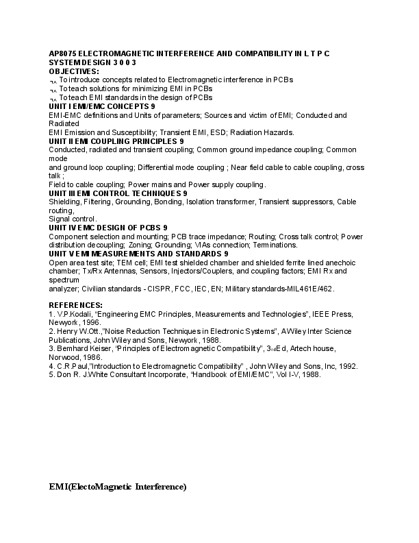 Electronic interference image