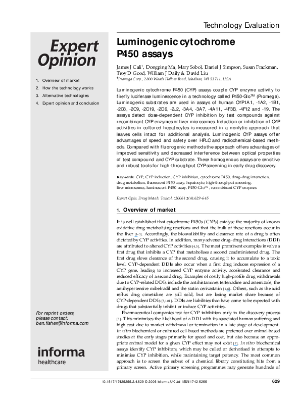 Cytochrome p450 essay image