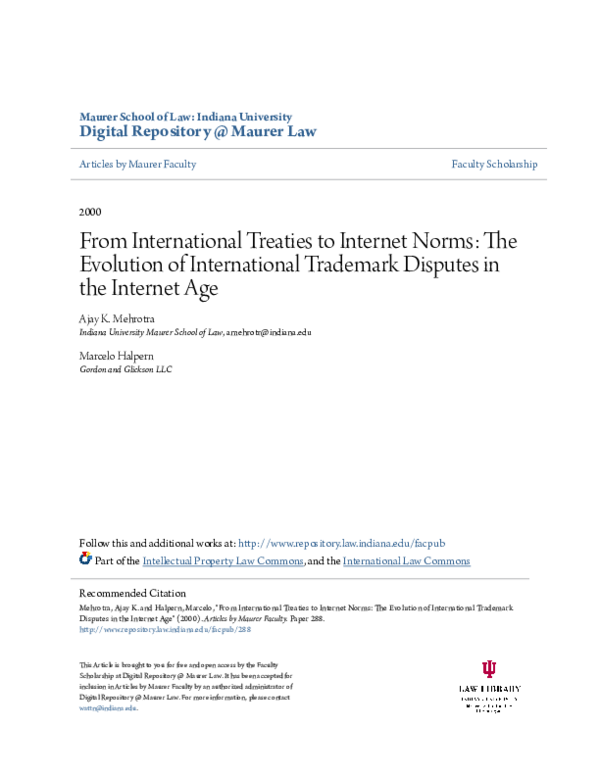 International Trademark Services - Moeller