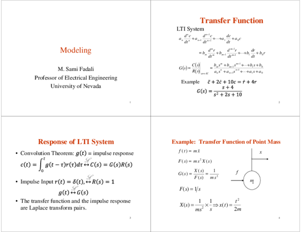 Pdf Transfer Function Lti System Nipun Aggarwal Academia Edu