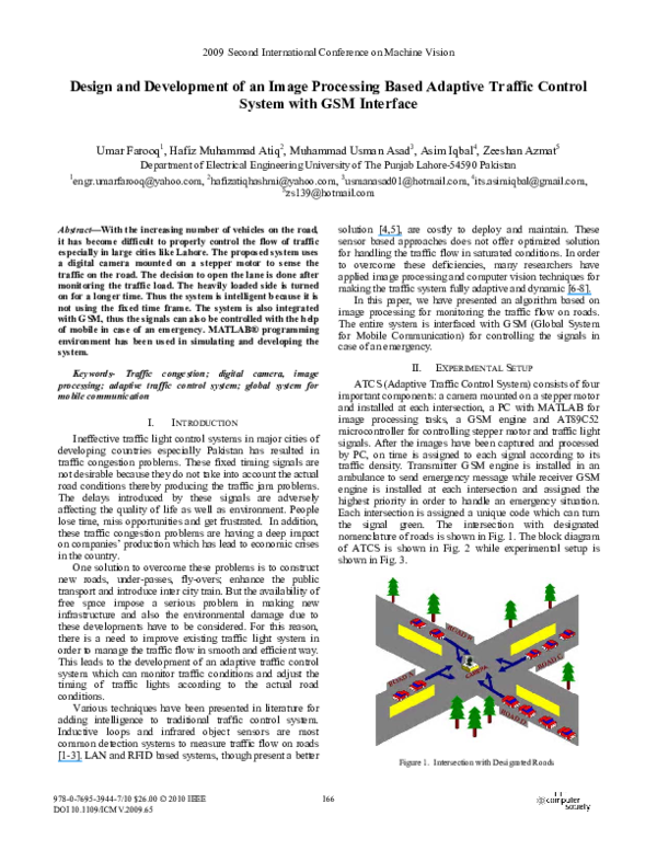 (PDF) Design and development of an image processing based automatic ...