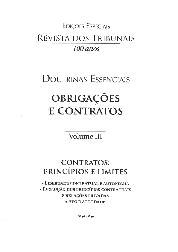 (PDF) O duty to mitigate the loss no direito civil brasileiro e o encargo de evitar o próprio (PDF) O duty to mitigate the loss no direito civil brasileiro e o encargo de evitar o próprio