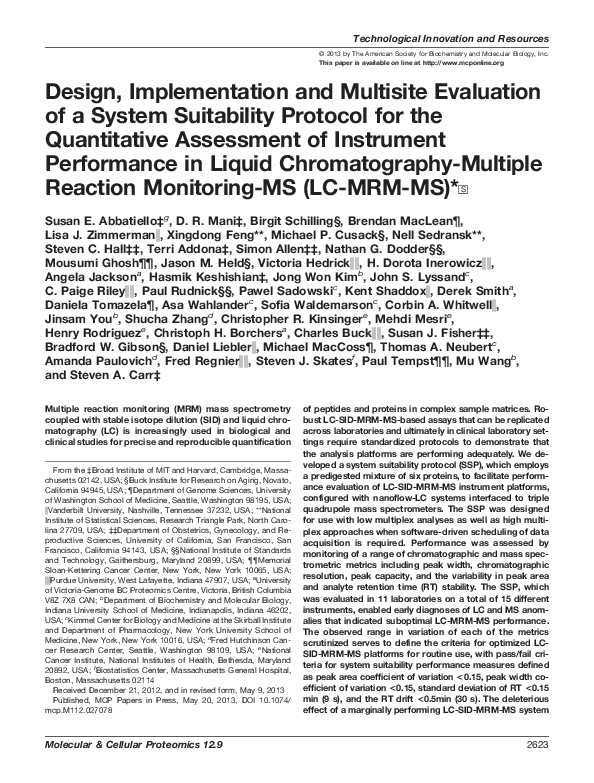 (PDF) Design, Implementation and Multisite Evaluation of a System ...