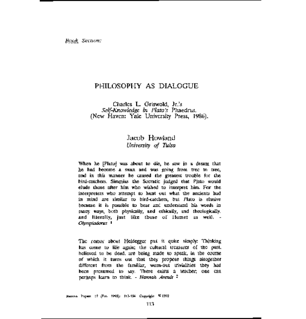 Dialogues in philosophy image