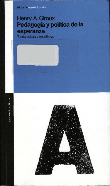 Pedagogía y política de la esperanza