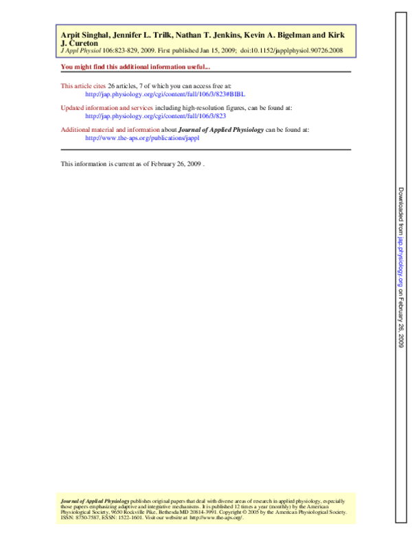 (PDF) Effect of Intensity of Resistance Exercise on Postprandial ...