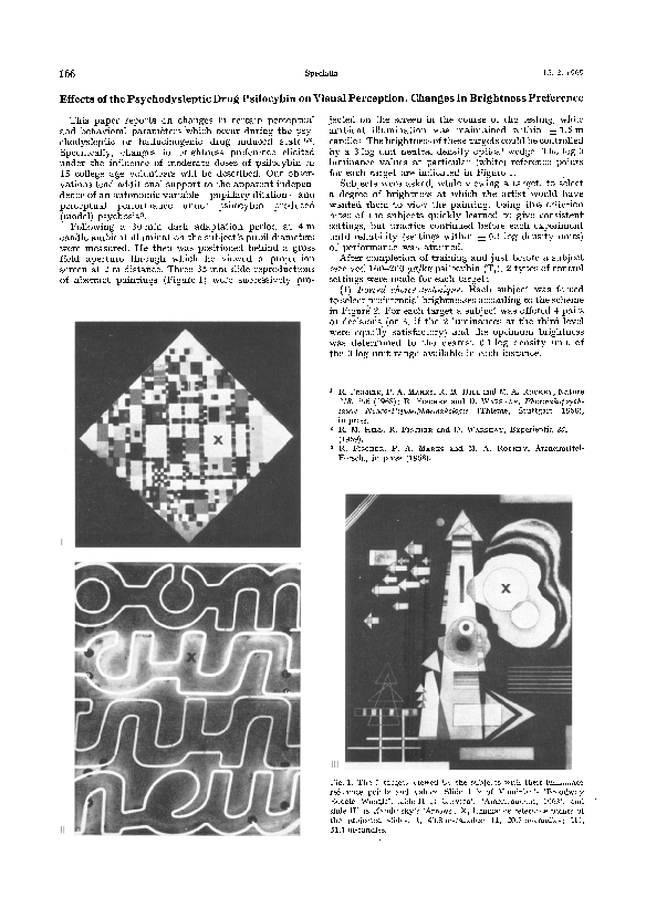 (PDF) Effects of the psychodysleptic drug psilocybin on visual ...