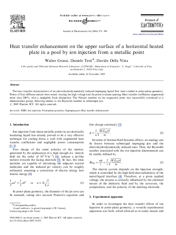 (PDF) Heat transfer enhancement on the upper surface of a horizontal ...