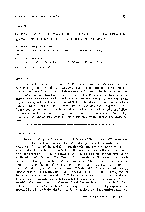(PDF) Interaction of sodium and potassium with a cation-dependent ...