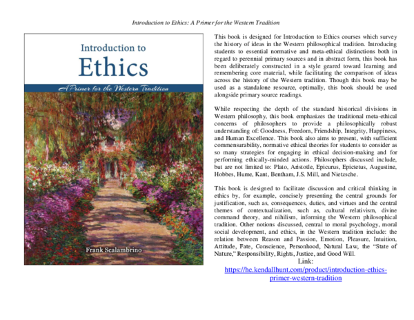 Ethics essay samples image