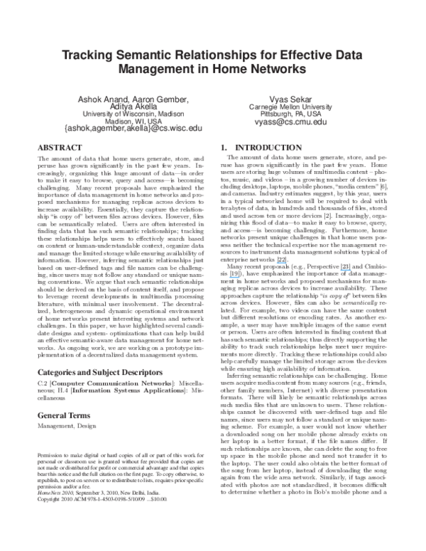 (PDF) Tracking semantic relationships for effective data management in ...