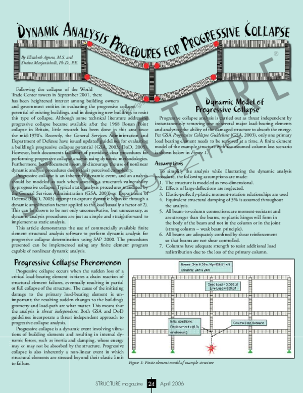 (PDF) STRUCTURE magazine Dynamic Model of Progressive Collapse