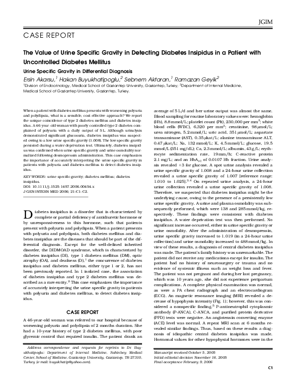 Diabetes insipidus guidelines pdf picture