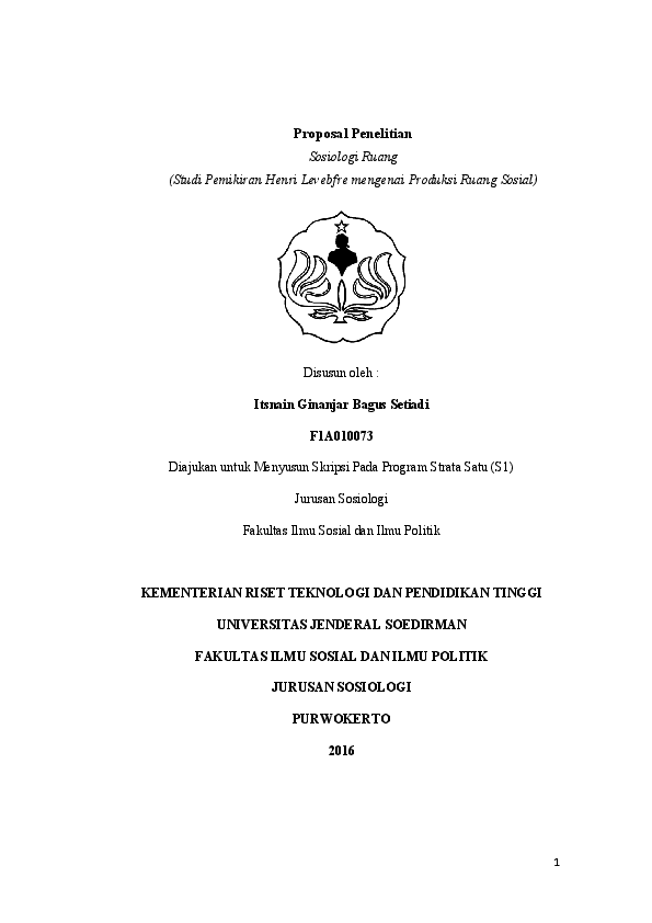 (PDF) Sociology Of Space The Henri Lefebvre Idea on Production of