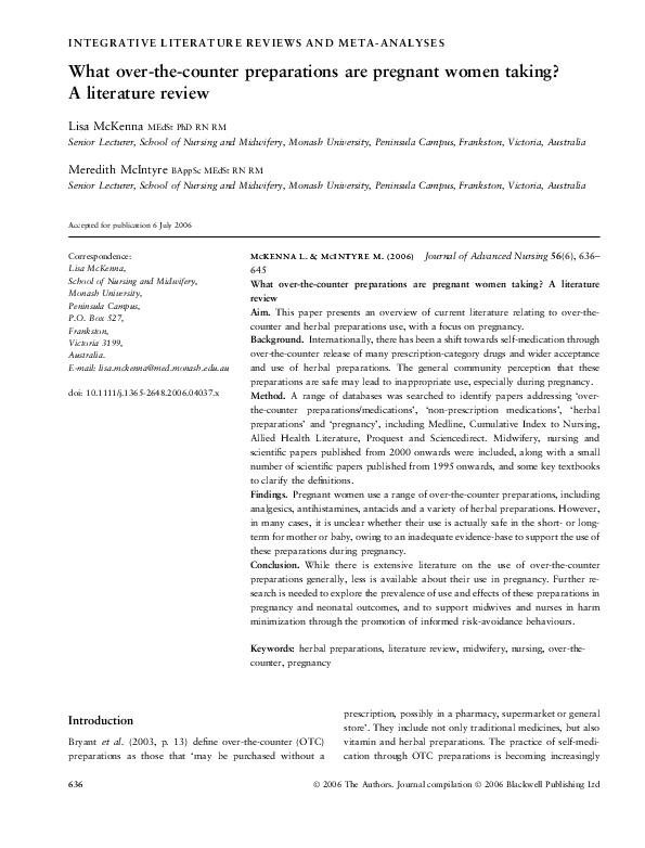 Stand-alone literature review example pdf picture