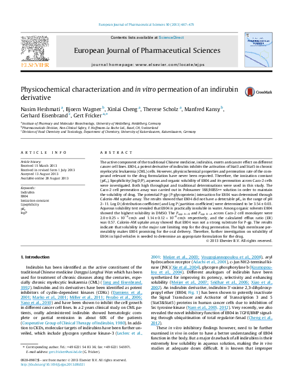 (PDF) Physicochemical characterization and in vitro release studies of ...